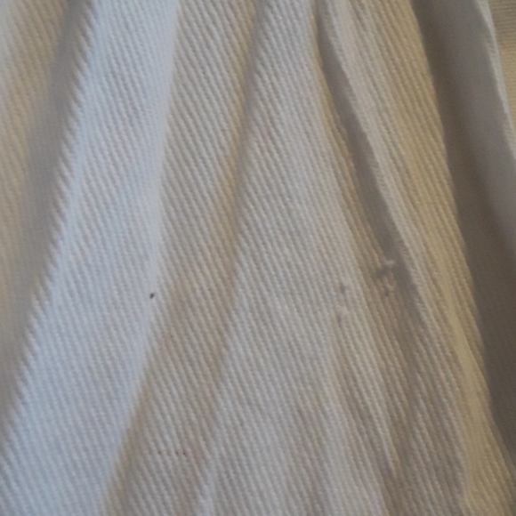 Overall white distressed shorts - Picture 5 of 8